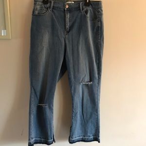 Forever 21 size 16 jeans distressed plus size